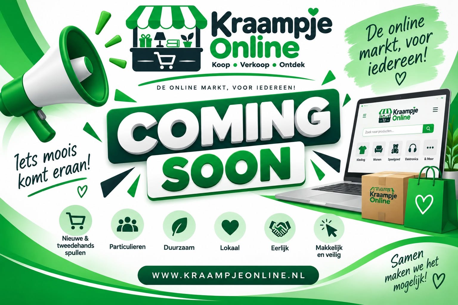 Kraampje Online - Coming Soon