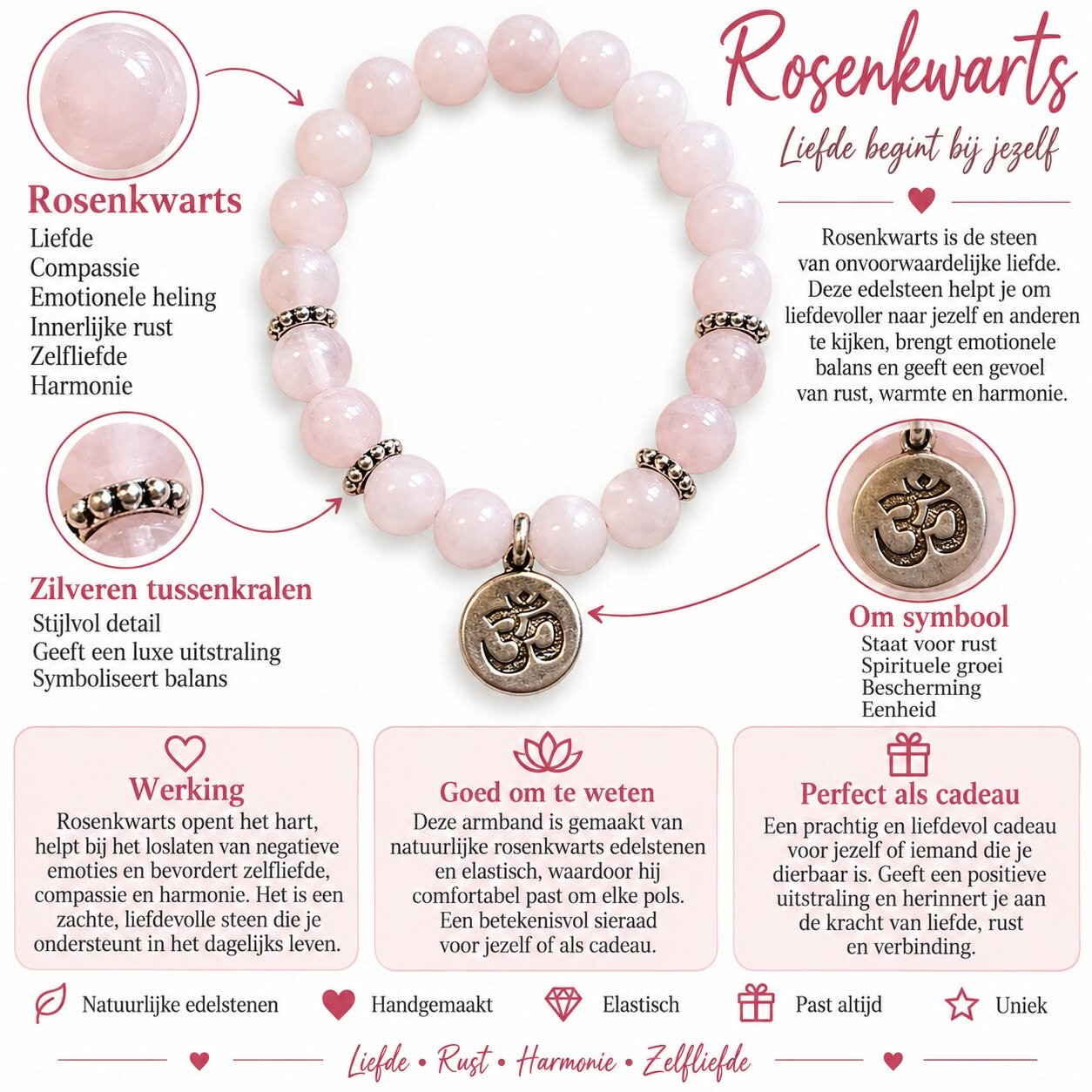 Edelstenen Armband