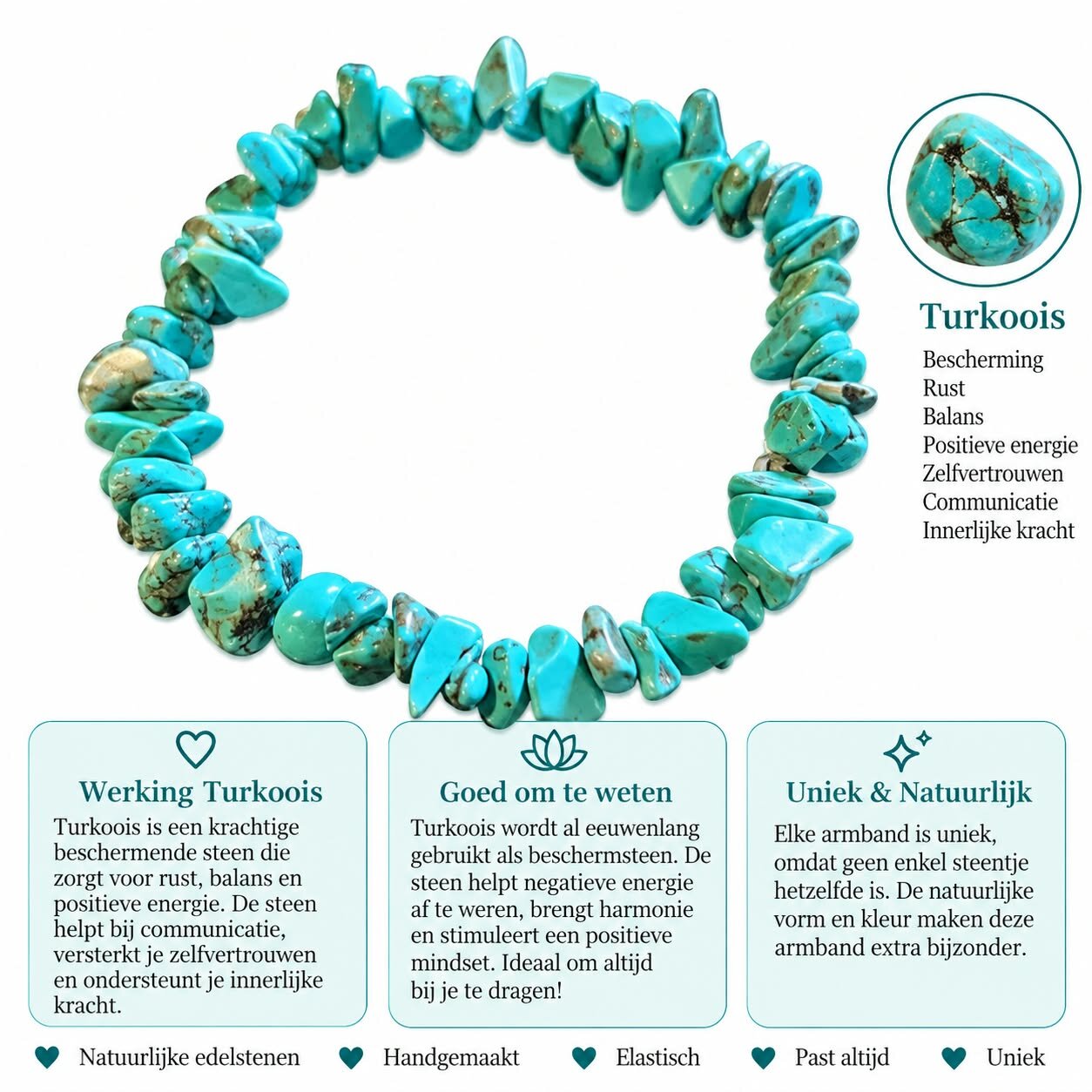 Edelstenen Armband