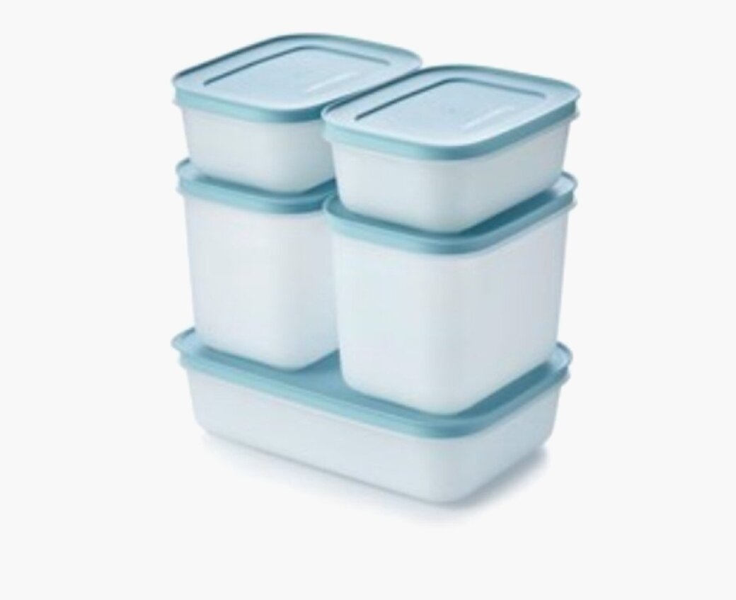 Tupperware Diepvriesset blauw
