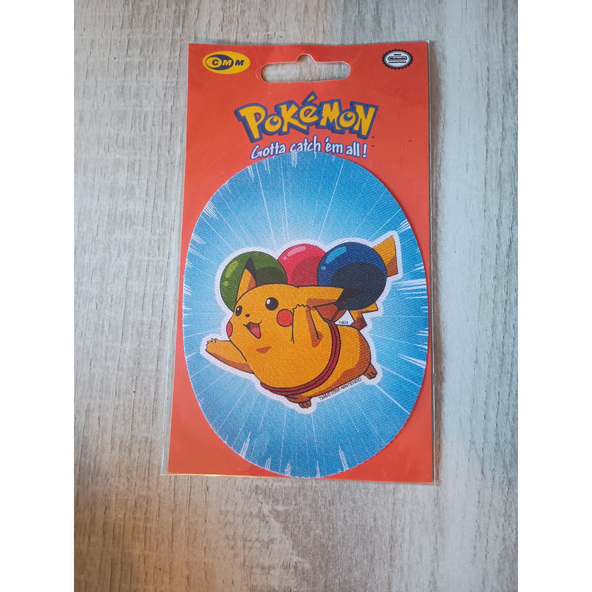 Pokemon Pikachu opstrijkembleem