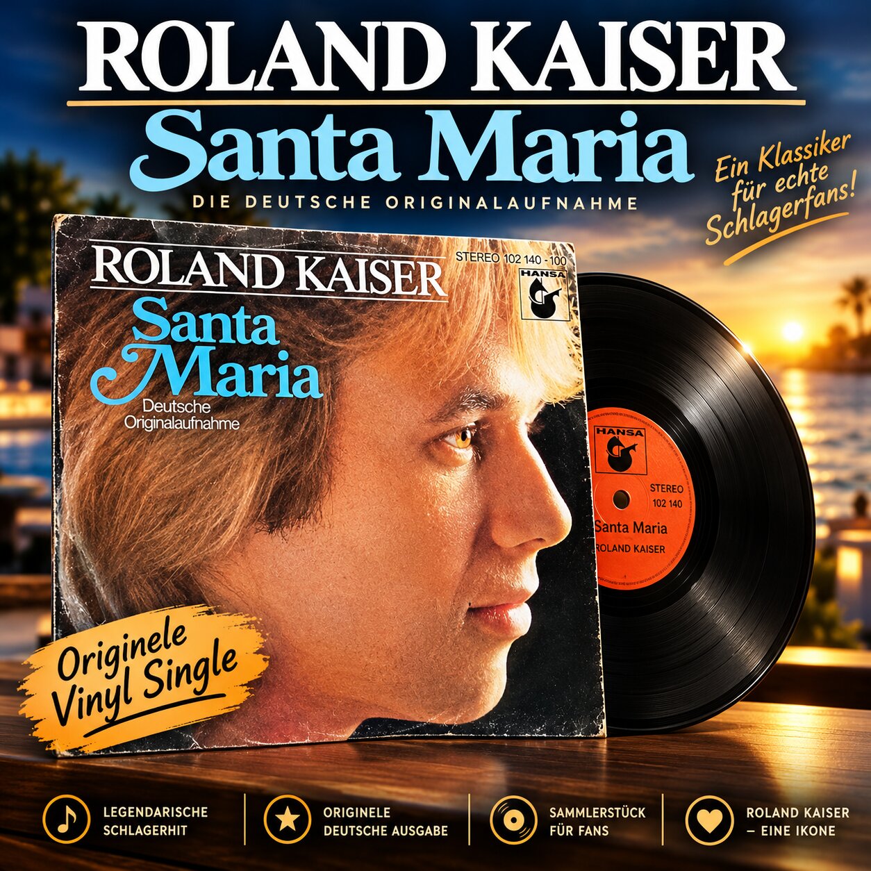 ​Roland Kaiser – Santa Maria (7" Vinyl Single)