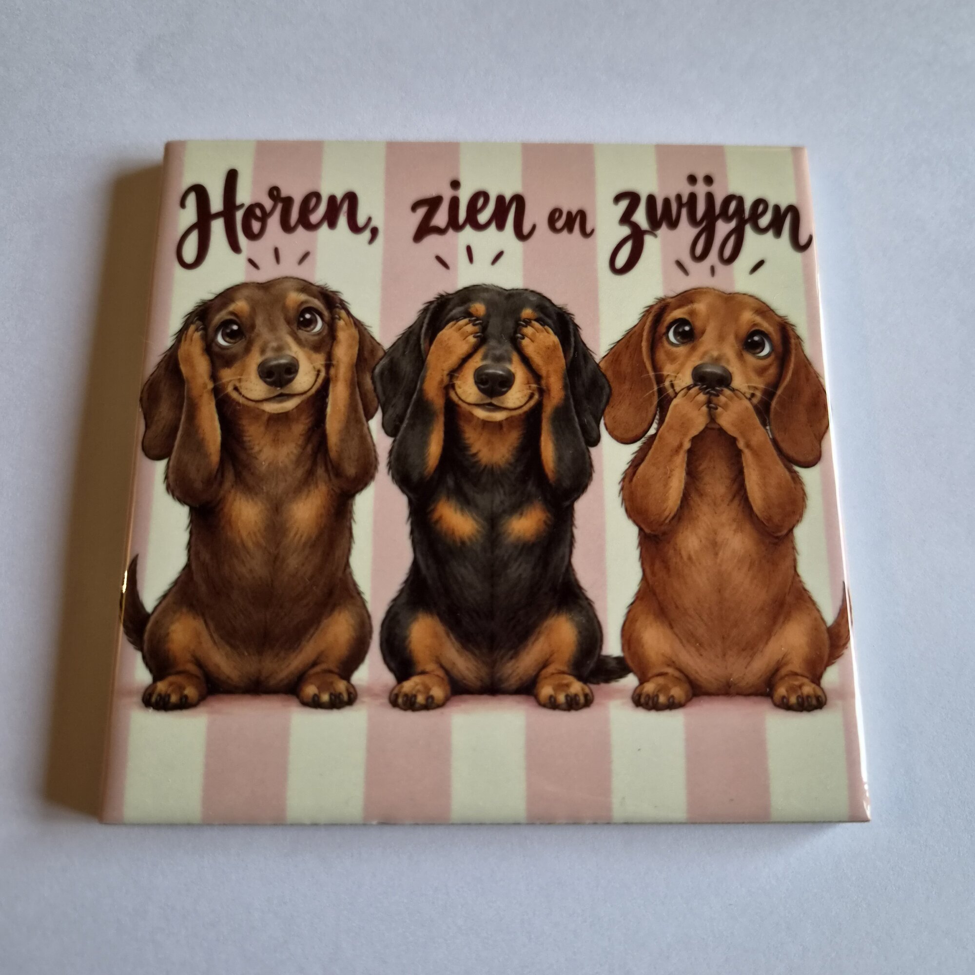 Leuke teckel tegels
