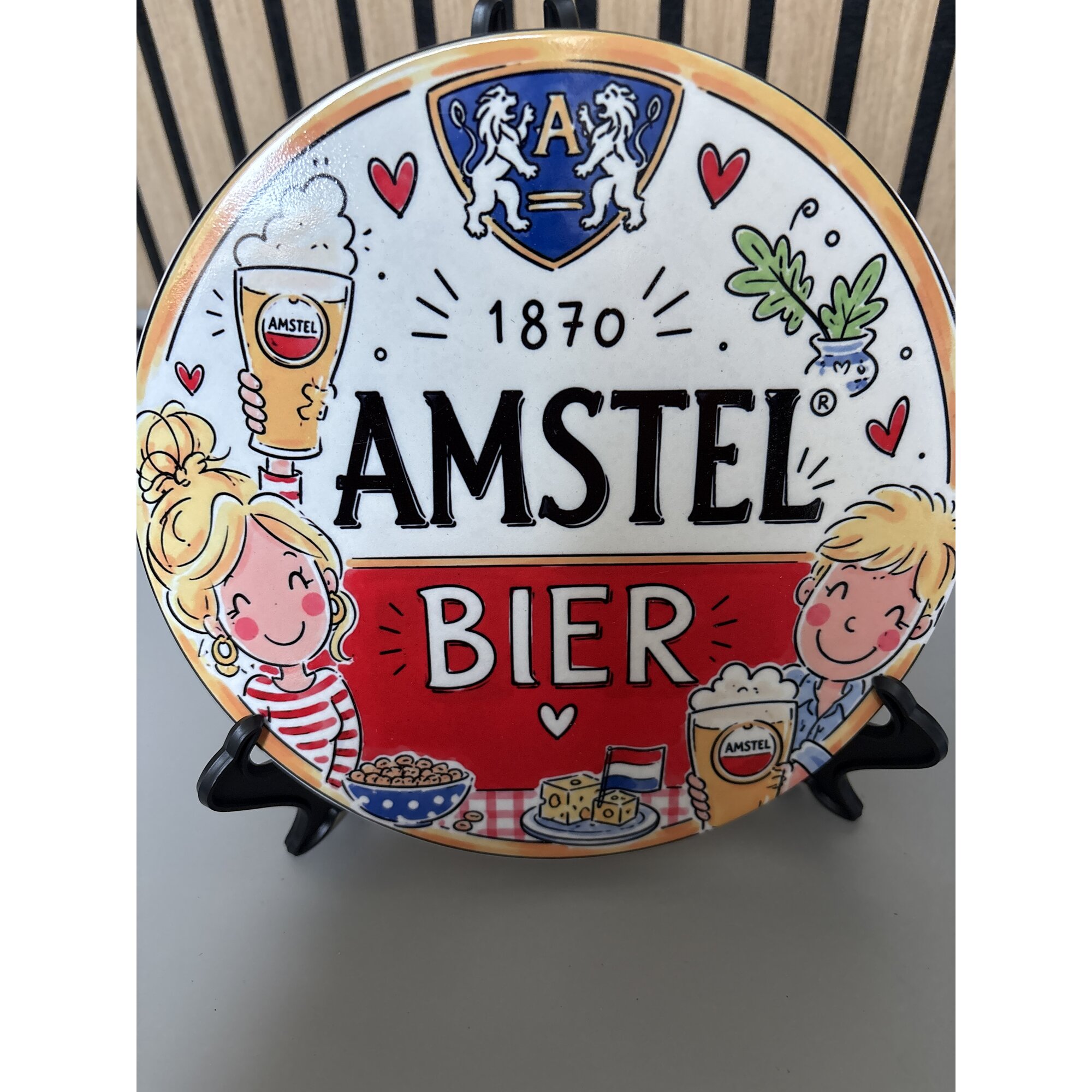 Voetbal/bier tegel