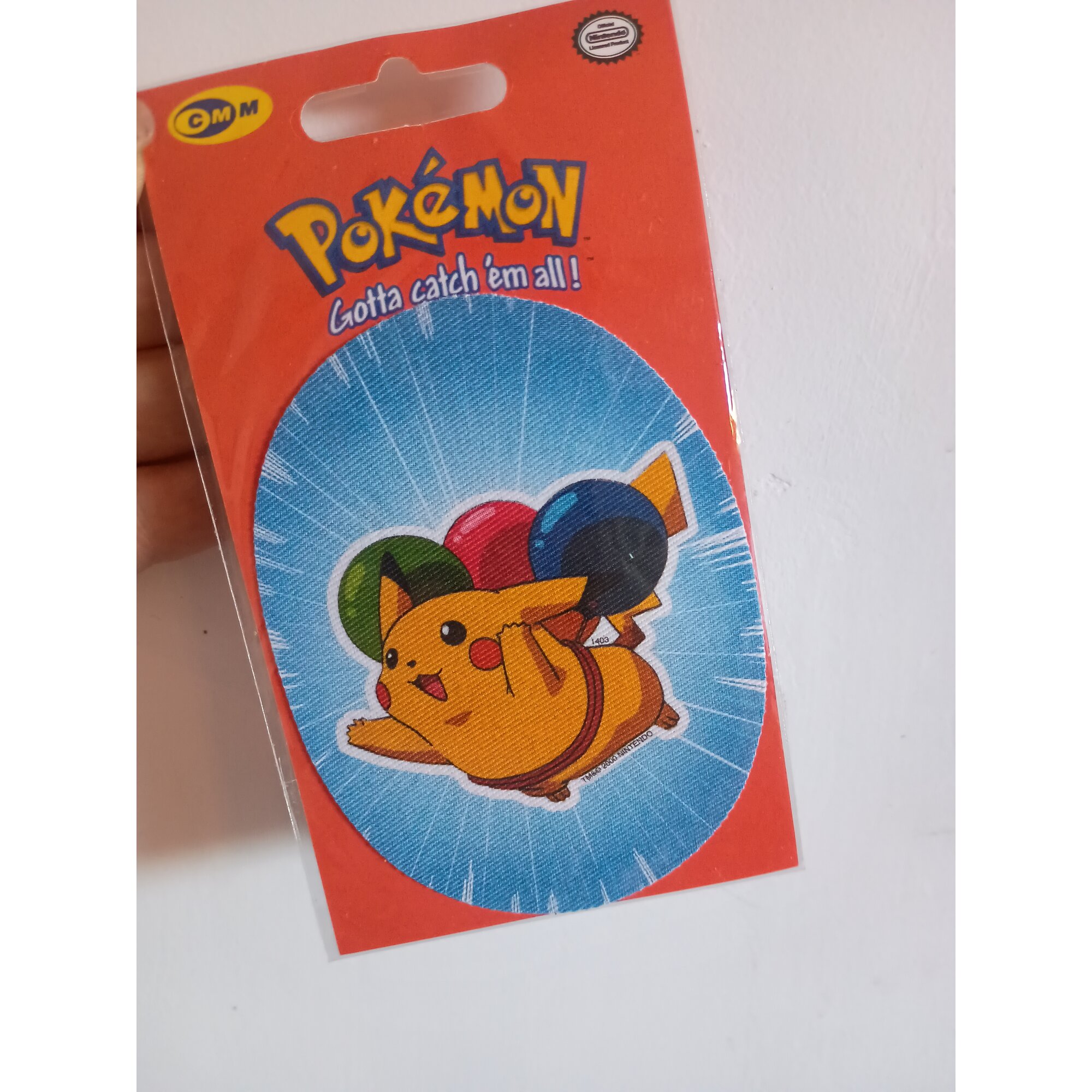 Pokemon Pikachu opstrijkembleem