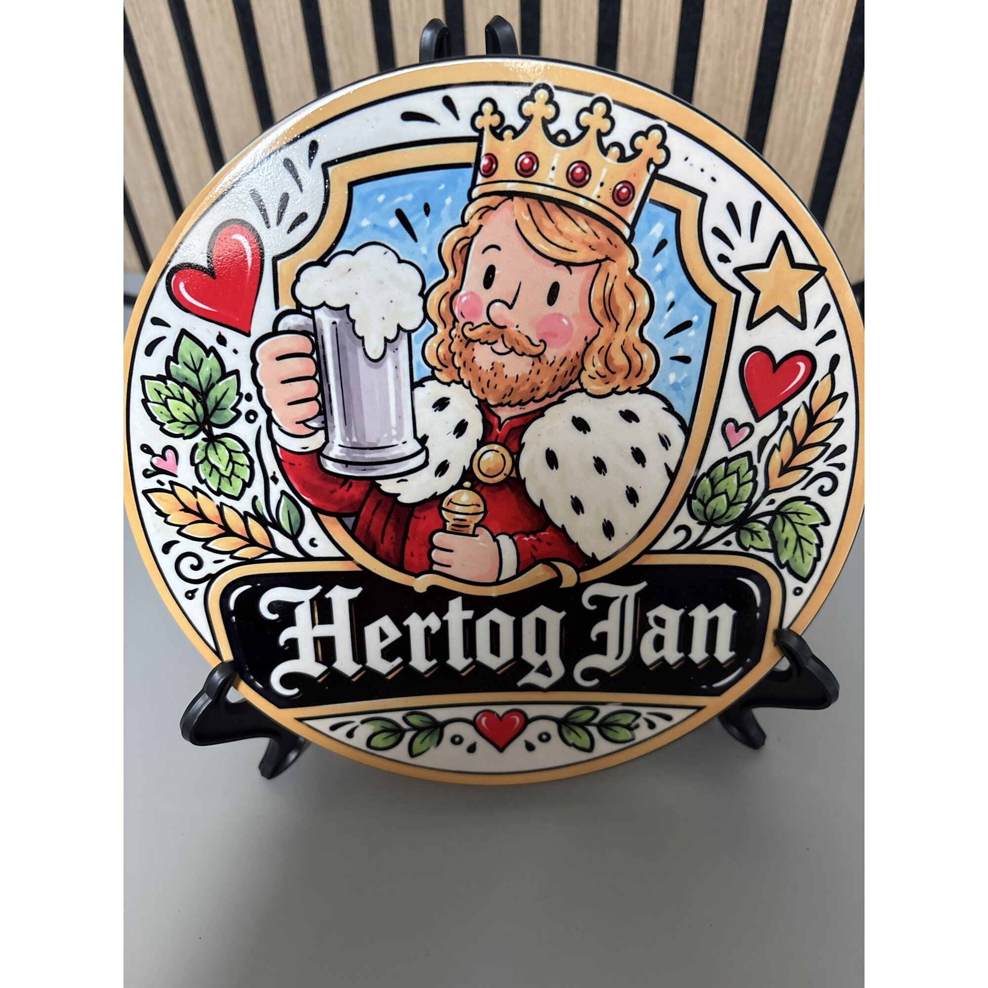 Voetbal/bier tegel